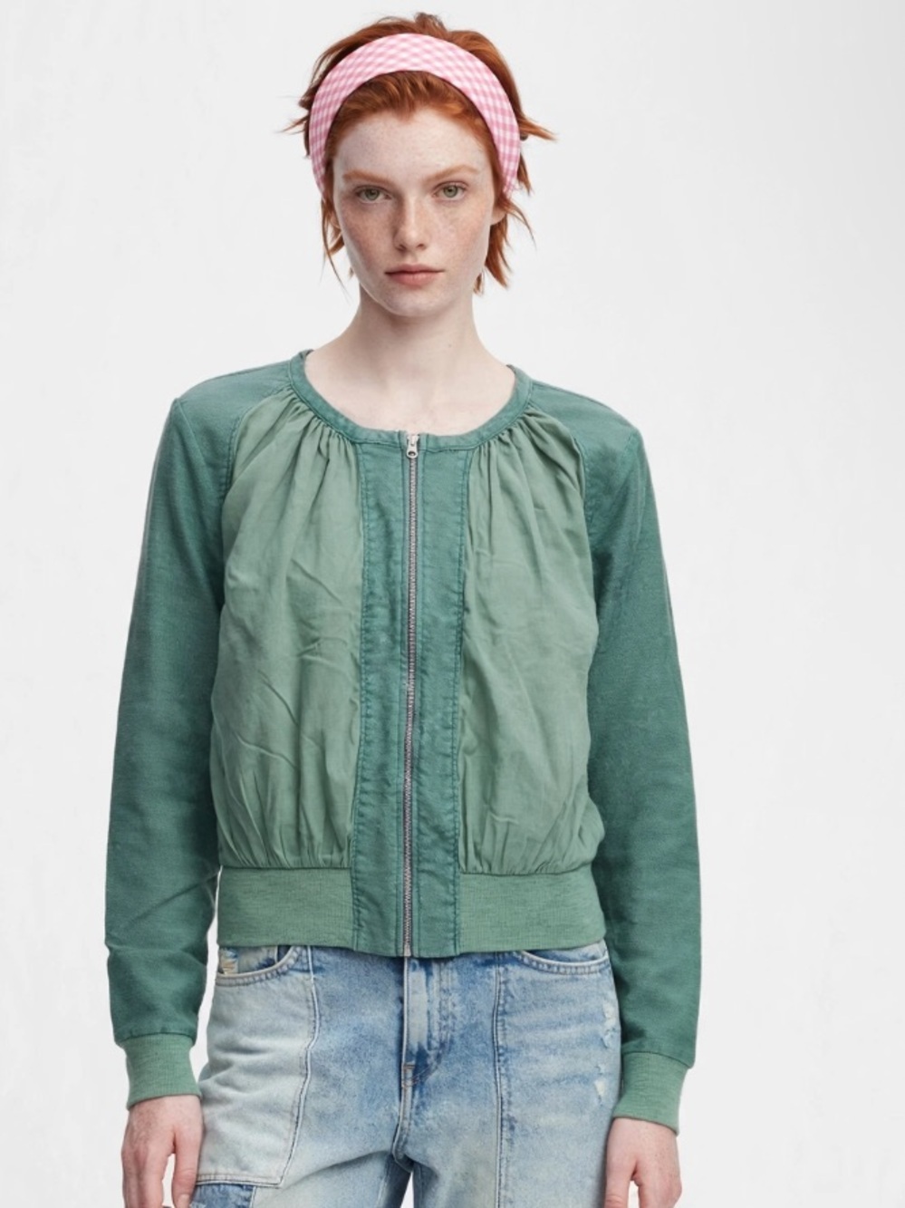 Anthropologie Hei Hei linen tencel and cotton jacket